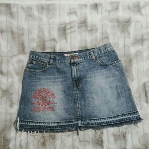 Abercrombie & Fitch denim mini-skirt